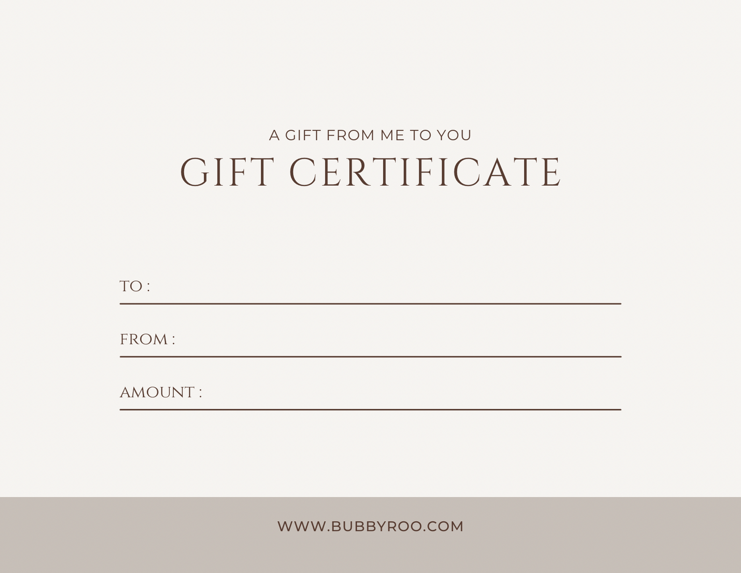 GIFT CARD!