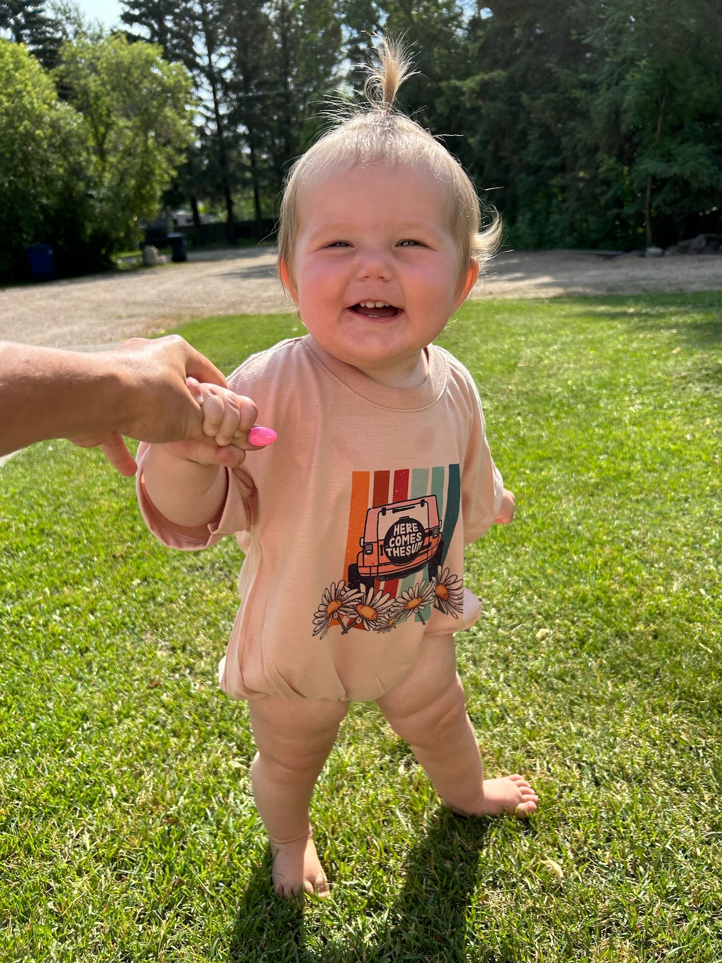 Here Comes The Sun Bubble Romper