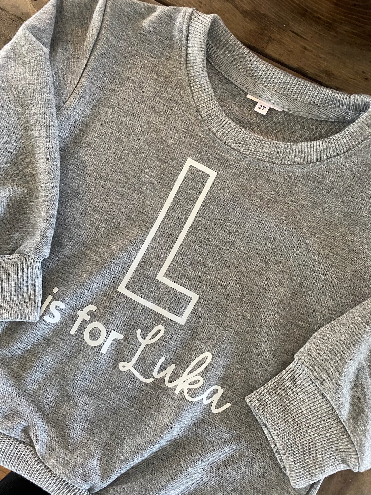 Custom Name Crewneck