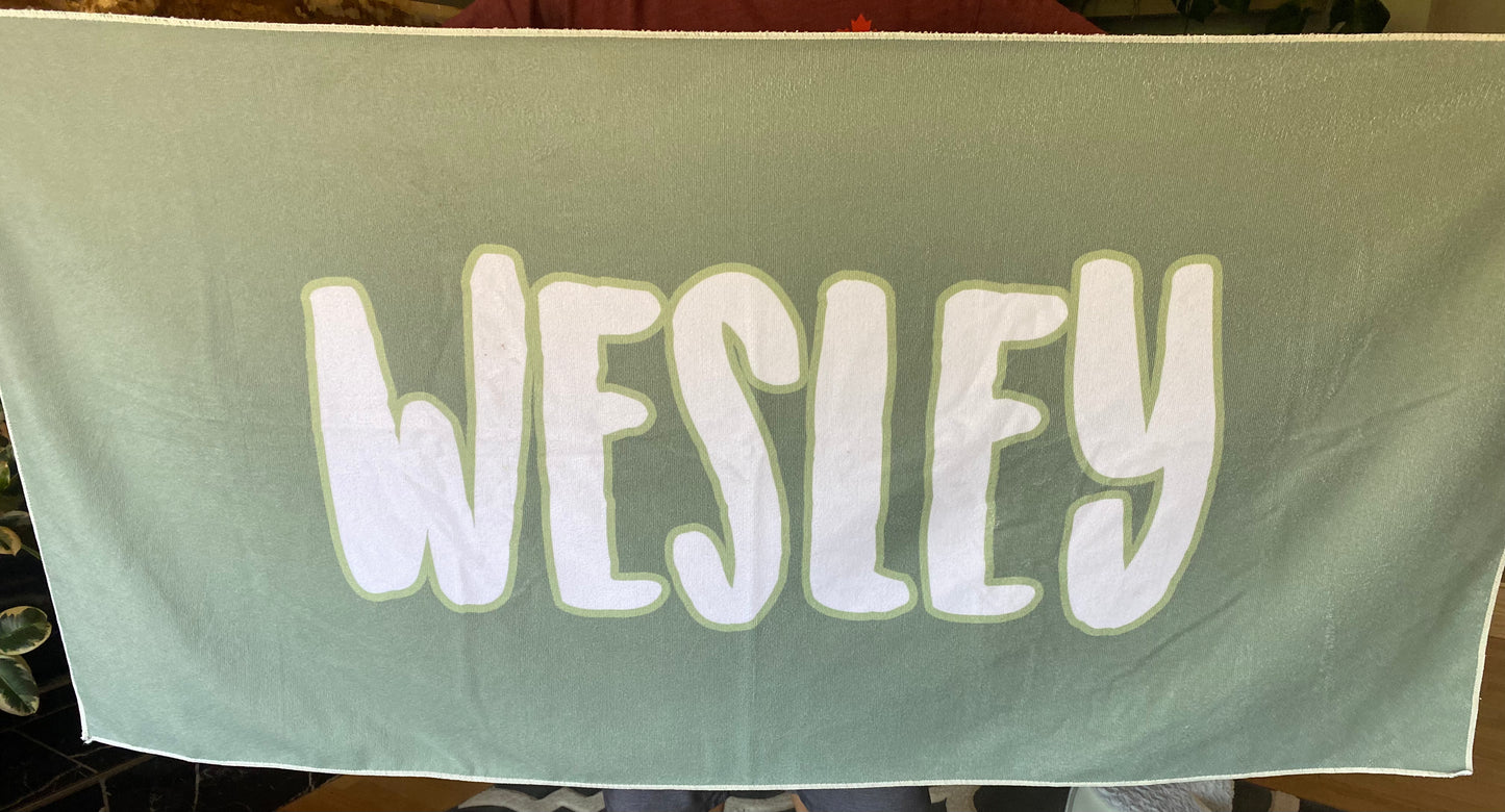 Custom Name Towel - PREORDER