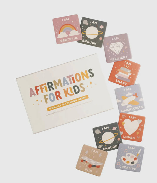 Kids Affirmation Matching Cards