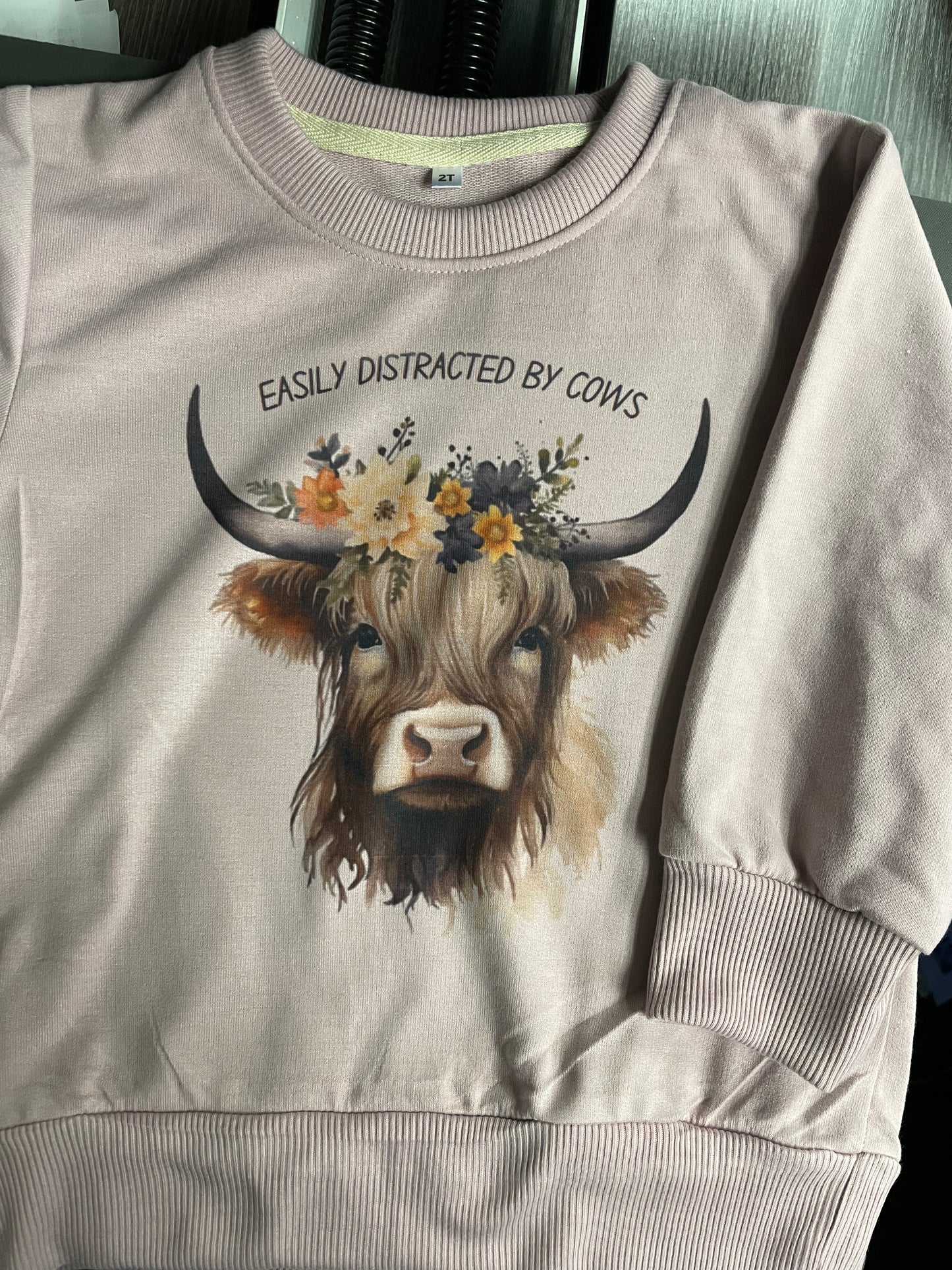 Easily Distracted by Cows Crewneck