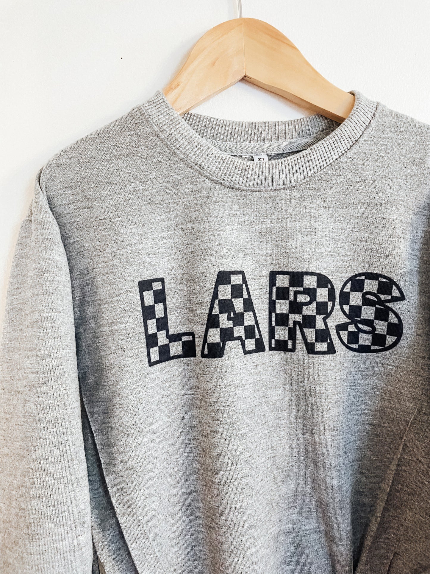 Checkered Uniquely You - Personalized Name Top