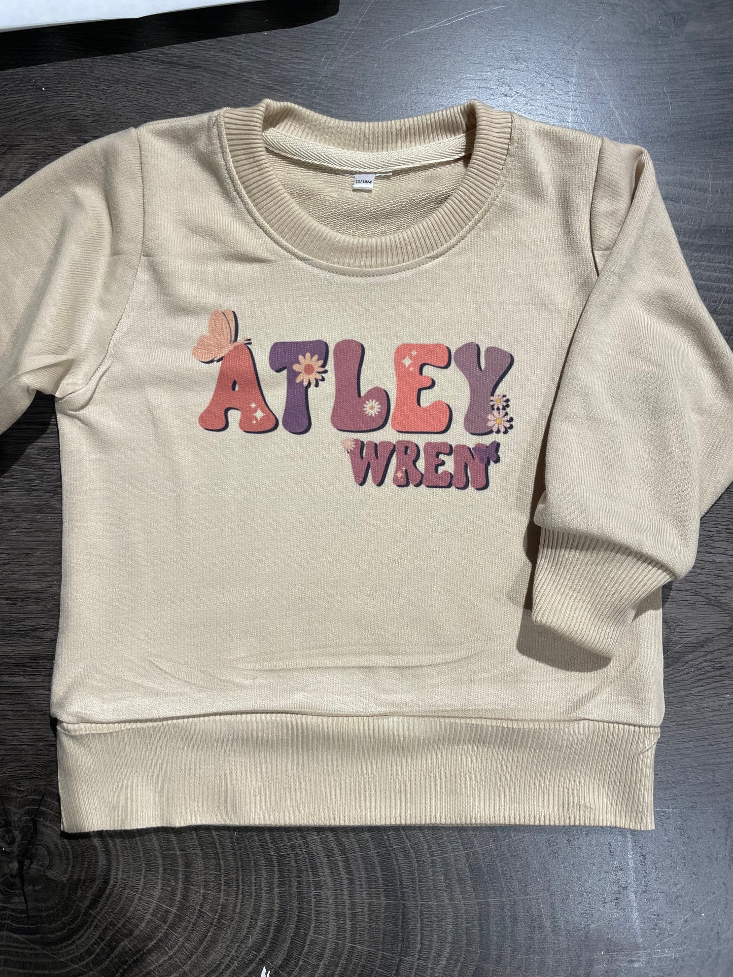 Floral Uniquely You - Personalized Name Top