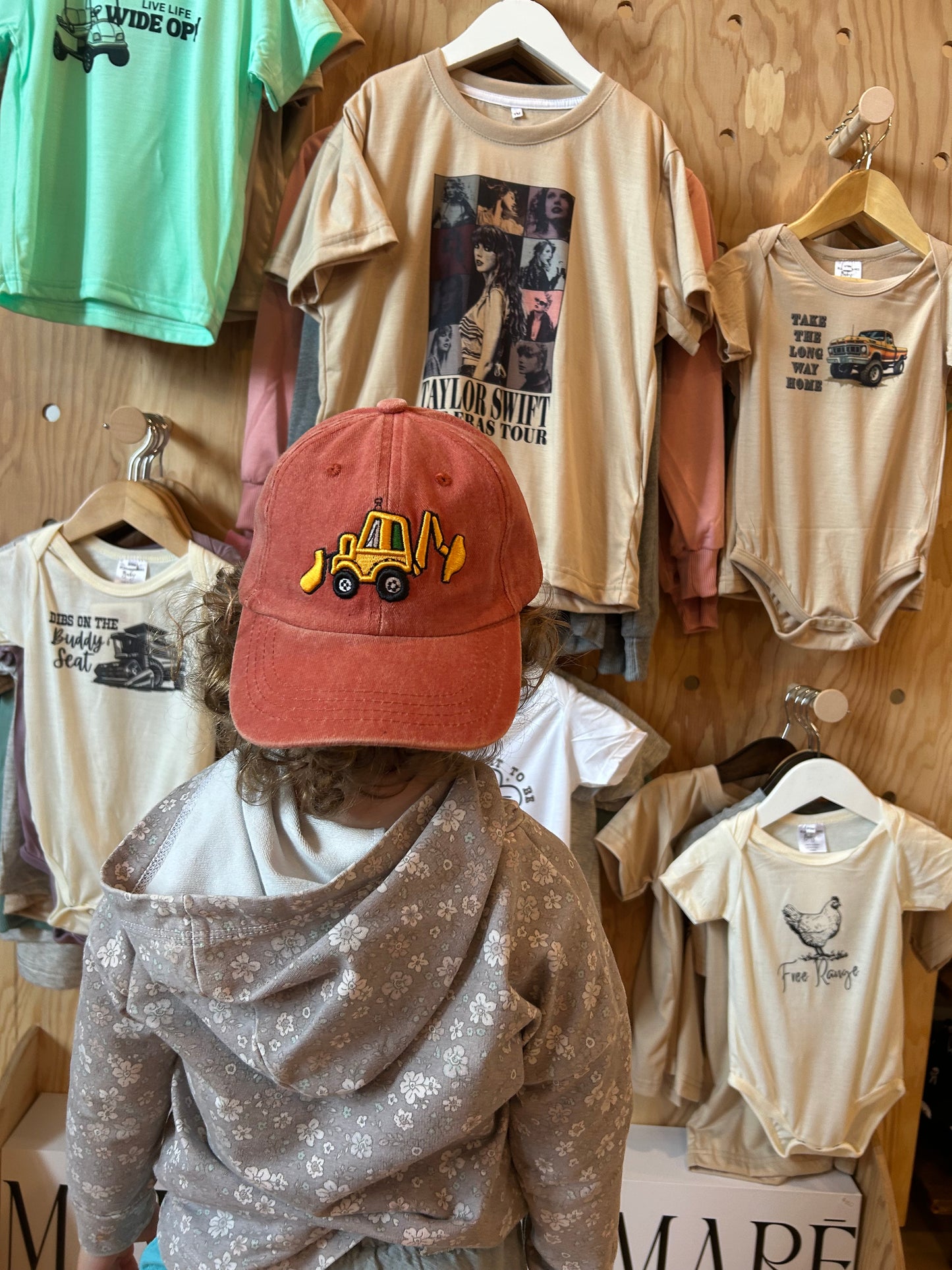 Backhoe Kids Hat