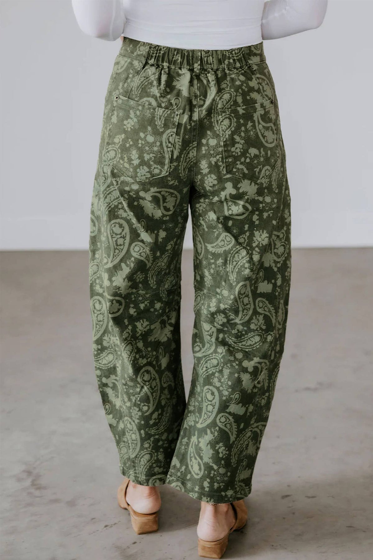 Paisley Barrel Pant