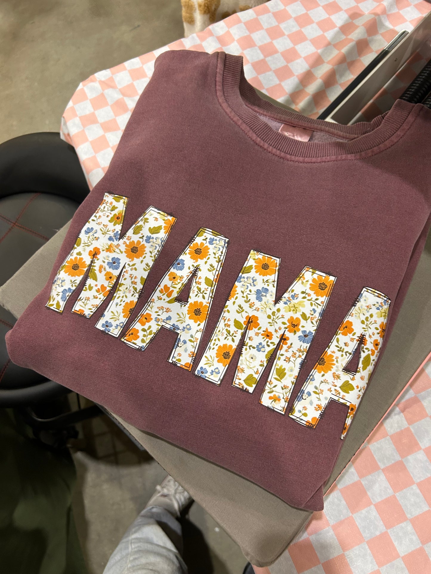 Mama Floral Crewneck