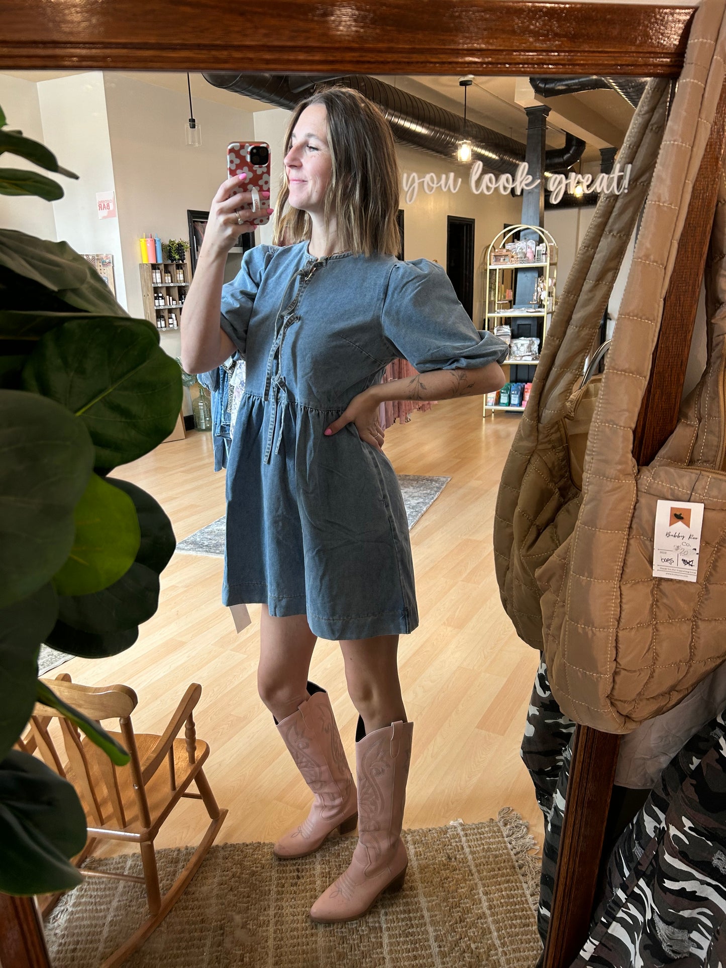The Darling Denim Dress