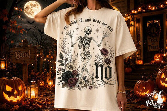 How About No Skeleton Crewneck