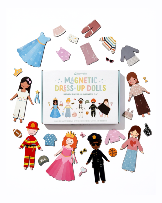 Magnetic Dress-Up Dolls Play Set