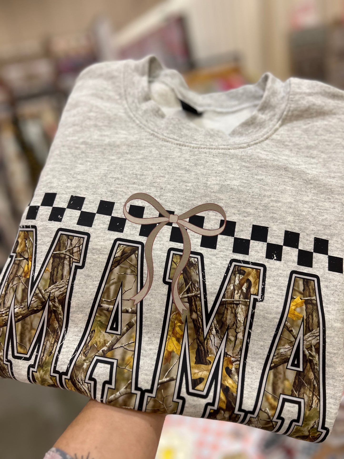 Camo Mama Crewneck