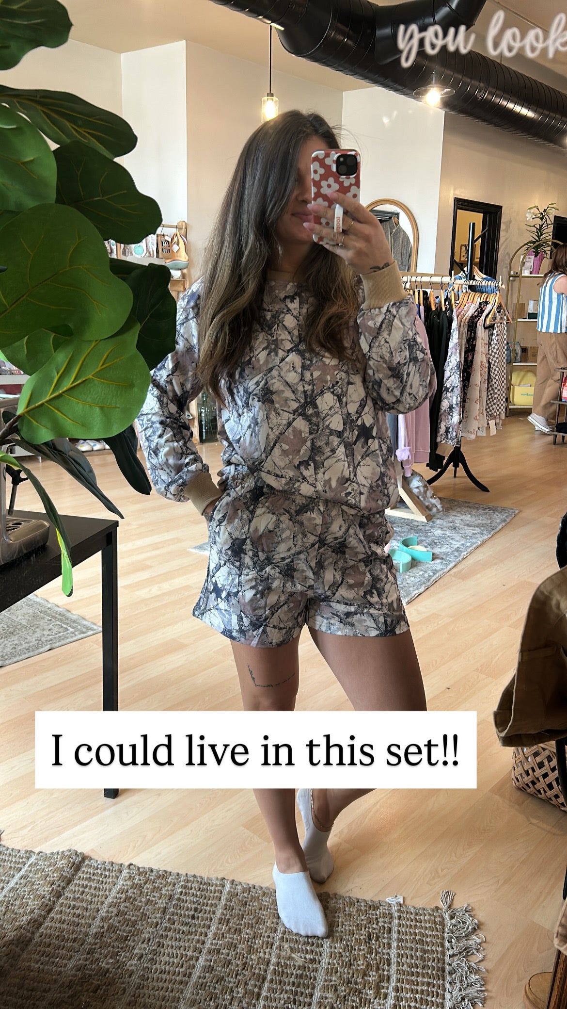 Camo Top & Short Set