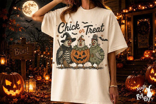 Chick or Treat Chicken Crewneck