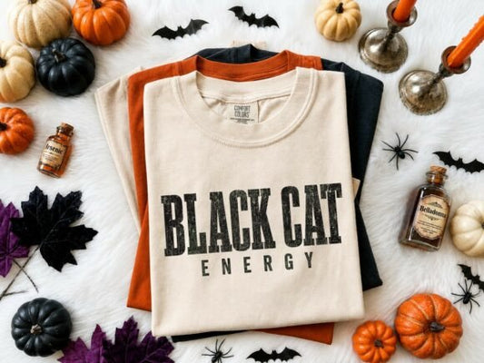 Black Cat Energy Crewneck