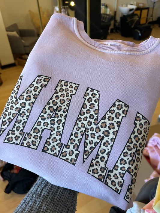 Leopard Mama Crewneck