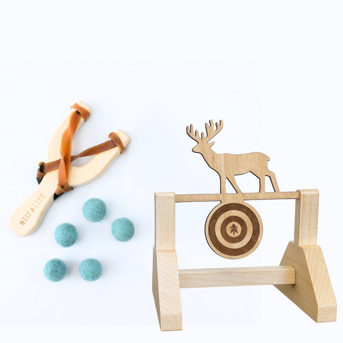Kids Slingshot & Target Set